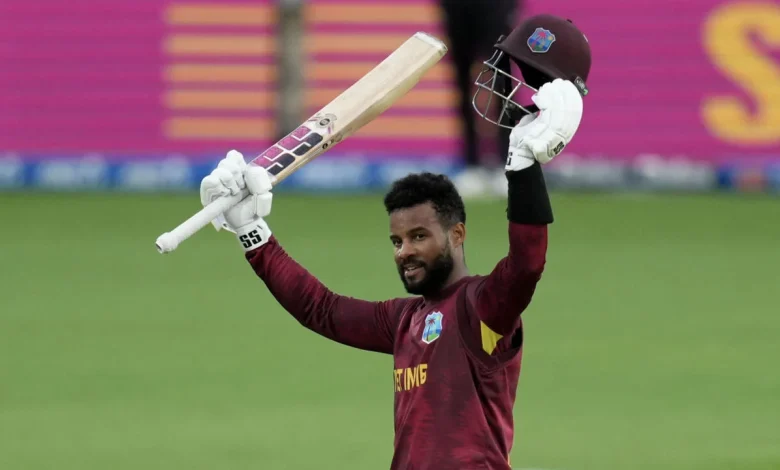 Hope century blasts West Indies to 247-9 against New Zealand