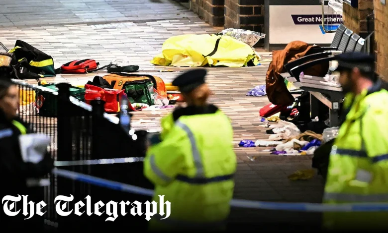 Horror on train after stabbing rampage in Huntingdon