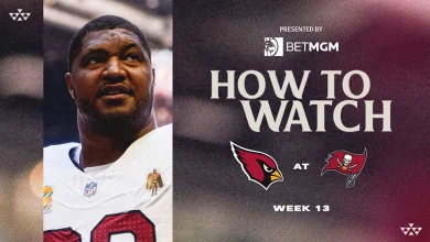 How To Watch: Cardinals at Buccaneers, Week 13