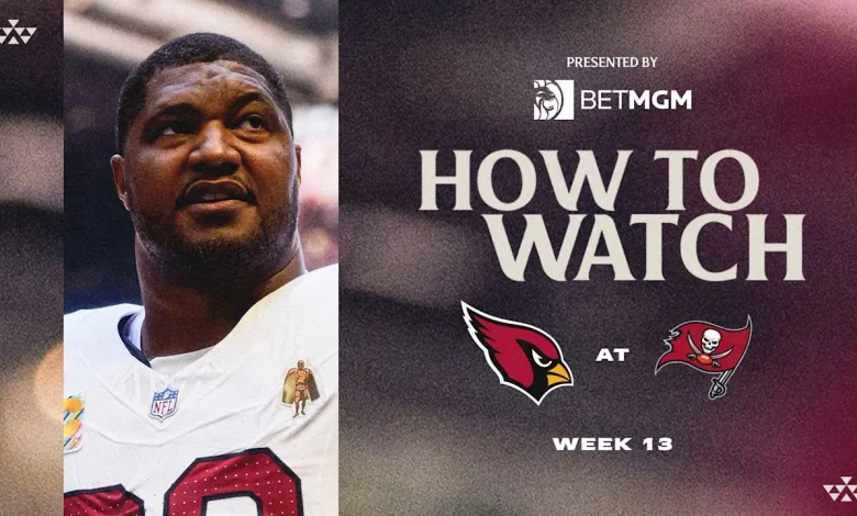 How To Watch: Cardinals at Buccaneers, Week 13