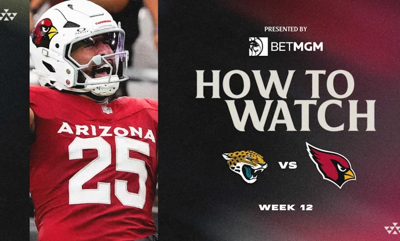 How To Watch: Jaguars vs. Cardinals, Week 12