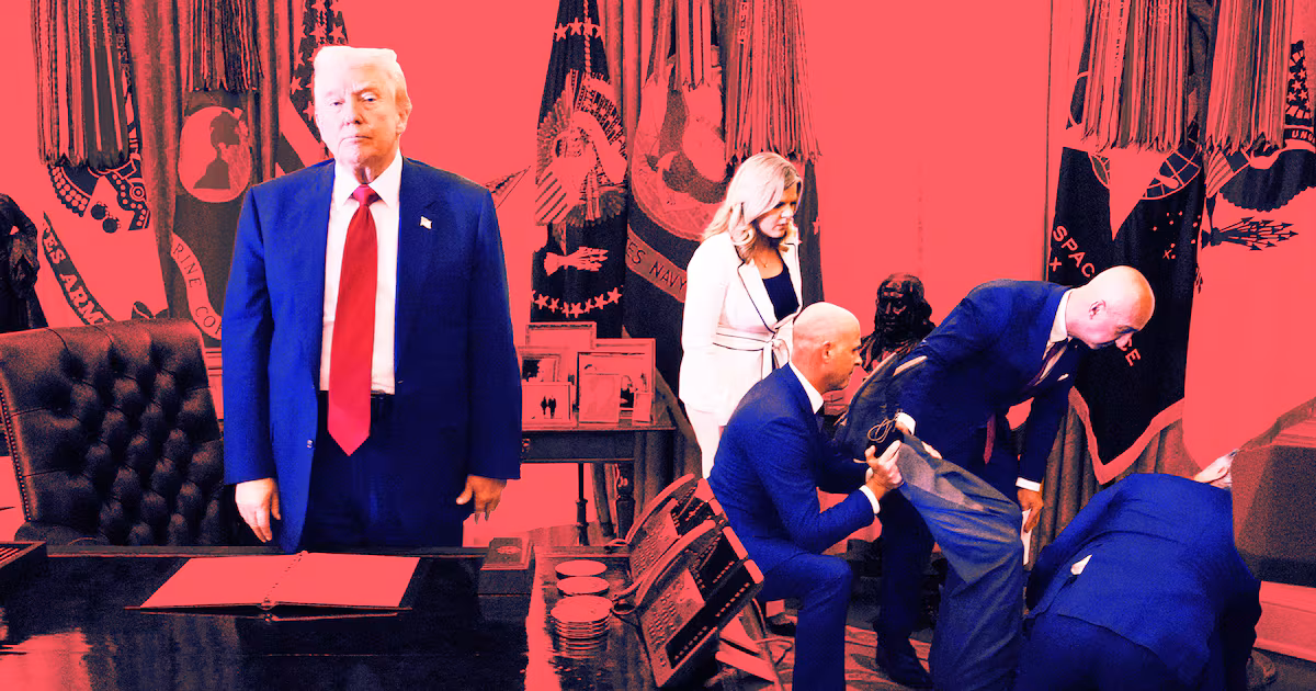 How the New Iconic Photo of Trump Exposes What He Really Cares About