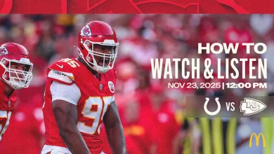 How to Watch and Listen | Week 12: Colts vs. Chiefs