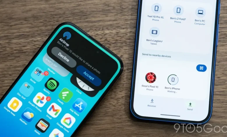 How to get Quick Share’s new iPhone AirDrop support on your Pixel 10 now [Gallery]