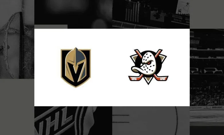 How to watch Golden Knights vs. Ducks: TV channel and streaming options for November 22