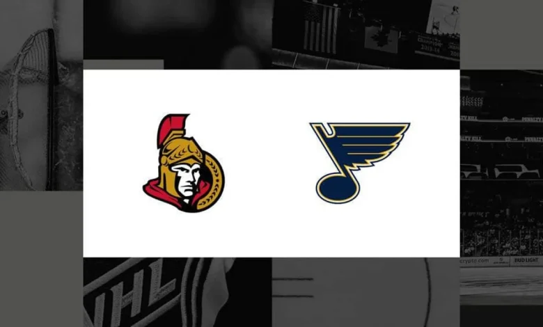 How to watch Senators vs. Blues: TV channel and streaming options for November 28