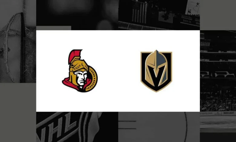 How to watch Senators vs. Golden Knights: TV channel and streaming options for November 26