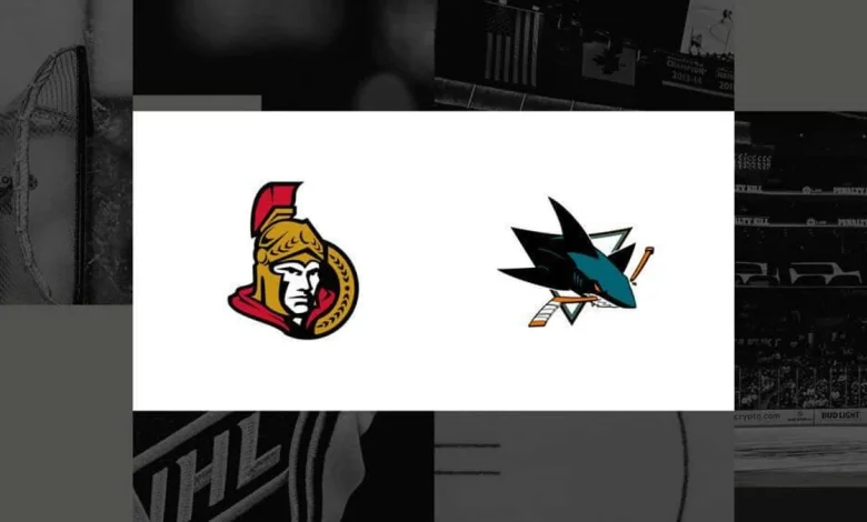 How to watch Senators vs. Sharks: TV channel and streaming options for November 22