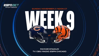 How to watch, listen to, stream Bears-Bengals Week 9 game