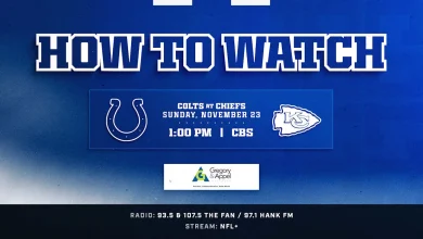 How to watch the Indianapolis Colts at Kansas City Chiefs on November 23, 2025