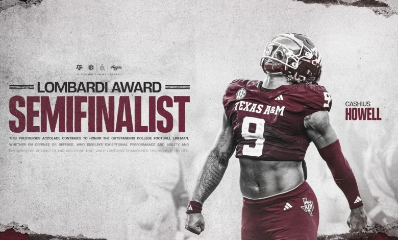 Howell Named Lombardi Award Semifinalist