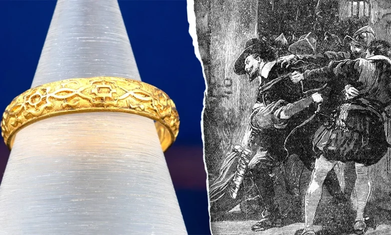 'Hugely exciting' ring found in English countryside may have link to infamous plot, heads to auction