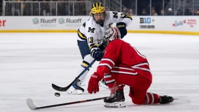 Hughes' Three-Point Night Leads Michigan to Win Over OSU - University of Michigan Athletics