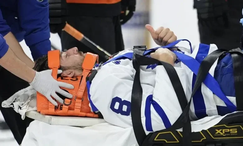 'I Think He'll Be Alright': Maple Leafs Provided Positive Outlook On Chris Tanev After Departing Game On A Stretcher