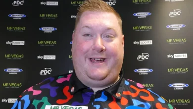 'I still don't think I should be here' - Darts star gives wholesome interview after stunning Gerwyn Price at Grand Slam
