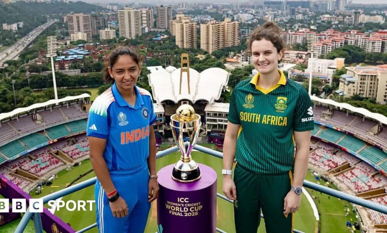 ICC Women's Cricket World Cup final: India and South Africa prepare for potentially game-changing contest