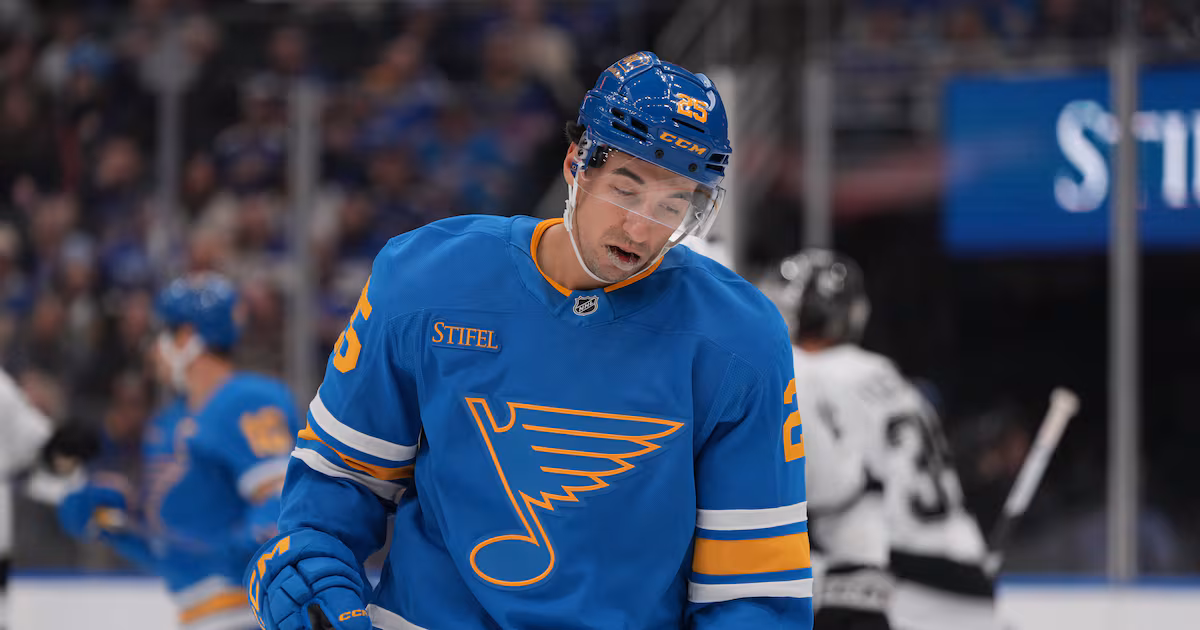 Ice Chips: Blues’ Kyrou reportedly a healthy scratch vs. Buffalo