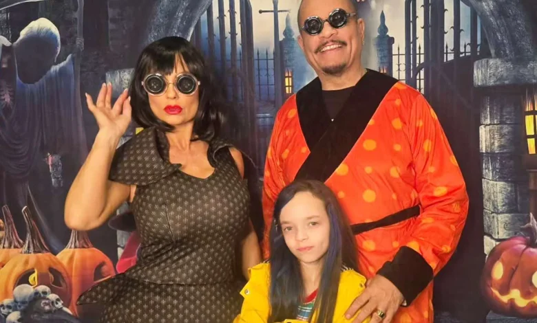 Ice T, Coco Austin, and Daughter Chanel Dazzle in Coraline Halloween Costumes
