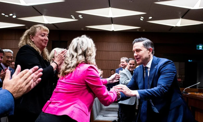 If Poilievre goes down as party leader, it will be due to external pressure, not caucus dissent, say senior Conservatives