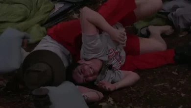 I’m A Celeb stars spark romance rumours after play fighting