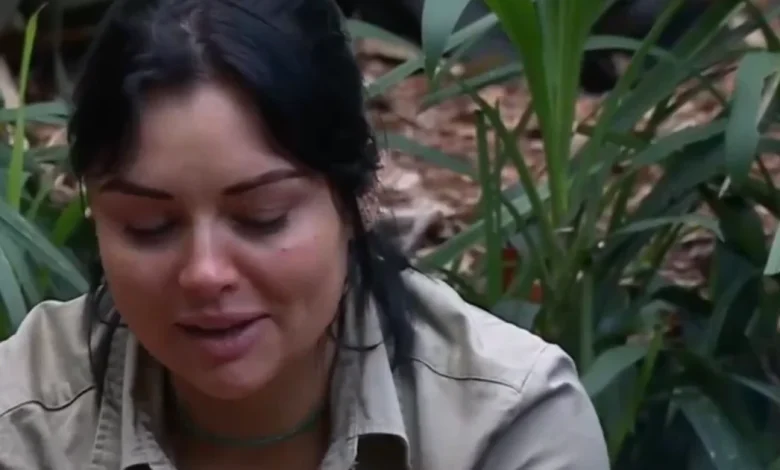 I'm A Celebrity star emotional as she tearfully shares her anxiety struggles