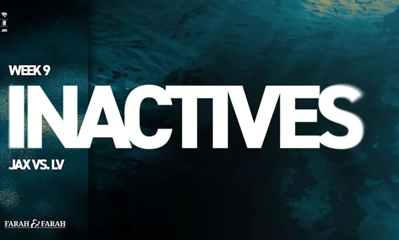 In and Out, 2025 Week 9: Trevor Lawrence To Play Through Illness, Devin Lloyd and Five Others Are Inactive