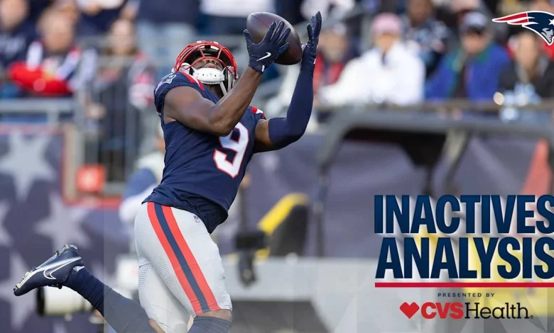 Inactives Analysis: Who Fills in for Boutte, Stevenson and Elliss for the Patriots in Sunday's Game vs. the Bucs?