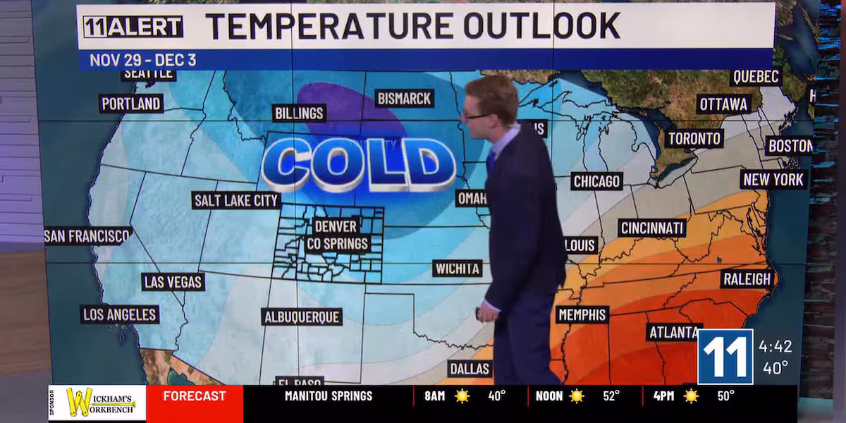 Increasing sunshine and milder Monday