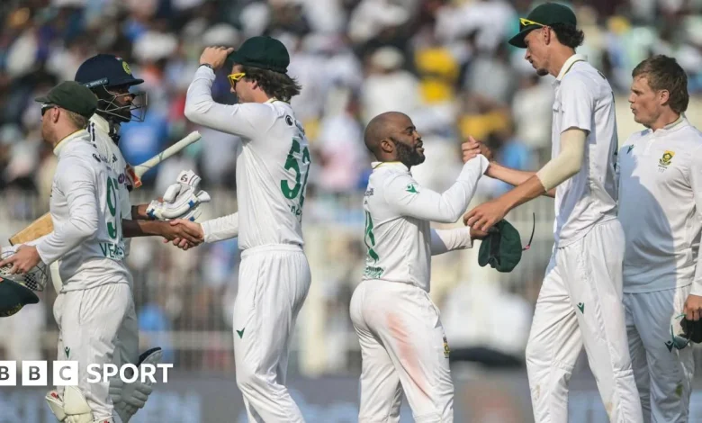 India v South Africa: Proteas win first Test in India since 2010 in low-scoring thriller