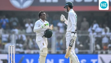 India vs South Africa 2nd Test Day 2: Ton-up Senuran Muthusamy, Marco Jansen put the Proteas on top - Action in Images | Hindustan Times