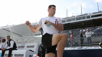 Indiana football's Fernando Mendoza on Cooper's catch, Daniel Jones and rat poison