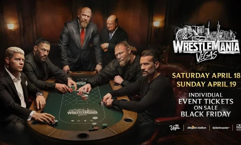 Individual event tickets for WrestleMania 42 at Las Vegas' Allegiant Stadium on sale on Black Friday