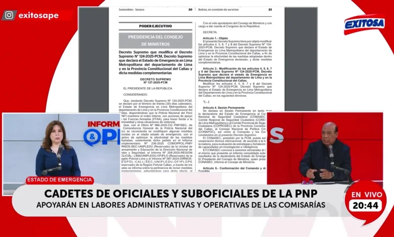 🔴🔵#InformamosYOpinamos 🗯🗯 | En diálogo con Exitosa, el exjefe de la Dirección Nacional de Inteligencia (DINI), Danilo Guevara, opinó sobre las medidas complementarias que el gobierno ha establecido para el estado de emergencia en Lima y Callao. "T