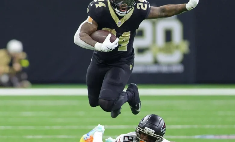 Injuries have paved the way for rookie Devin Neal to be the Saints' lead back this week