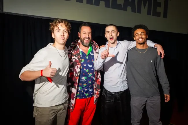 Inside the Only Awards Event Where Adam Sandler and Timothée Chalamet Lose a Basketball Game