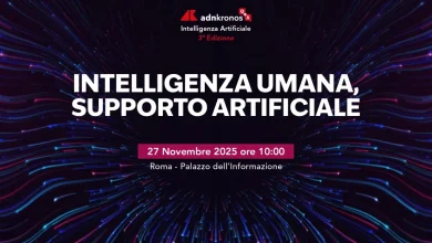 'Intelligenza umana, supporto artificiale', focus il 27/11 a Roma a Palazzo informazione