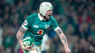 Ireland 46-19 Australia: Hansen scores hat trick in emphatic win