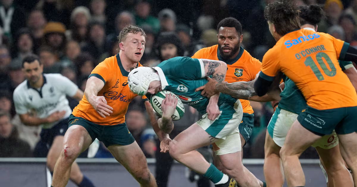 Ireland player ratings v Australia: Mack Hansen and Ryan Baird stand out