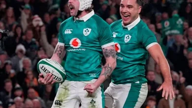 Ireland v Australia: Mack Hansen hat-trick gets Andy Farrell’s men off to a flier at the Aviva