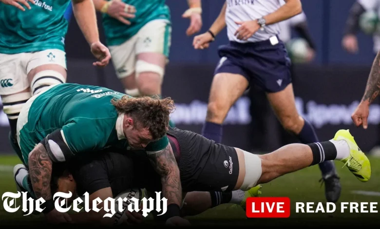 Ireland v New Zealand live: Score and latest autumn international updates from Chicago