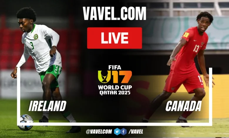Ireland vs Canada LIVE Score Updates in U-17 World Cup Match
