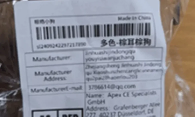 Irish parents warned to stop using recalled Shein children's item 'immediately'