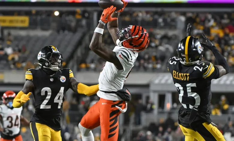 Is Tee Higgins playing today on Thanksgiving?