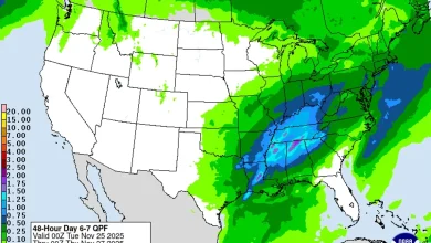 Is a snow storm in the Thanksgiving weather forecast? Bad weather is brewing.