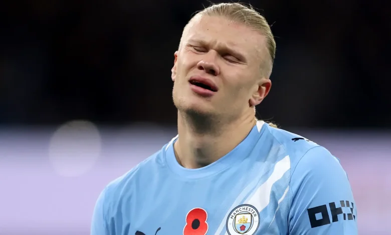 'Is the world ending?' - Fans in disbelief as Erling Haaland misses hotly-debated penalty against Liverpool - before scoring for Man City soon after