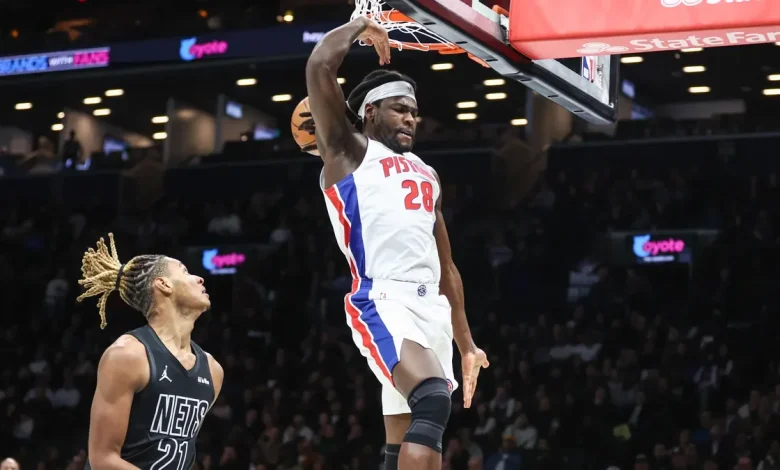 Isaiah Stewart injury: Detroit Pistons' big exits vs Nets with left ankle sprain