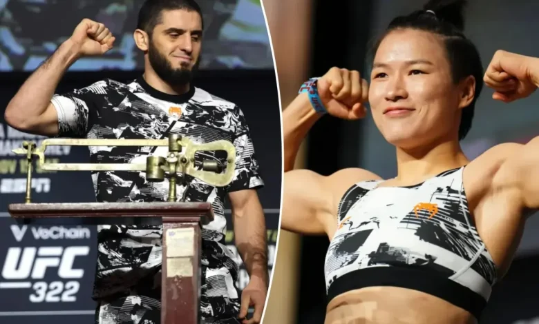 Islam Makhachev, Zhang Weili seek spots in exclusive two-division champ club at UFC 322