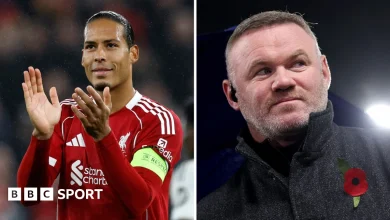 'It was over the top' - Van Dijk and Rooney's awkward on-air exchange