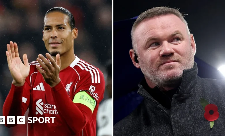 'It was over the top' - Van Dijk and Rooney's awkward on-air exchange