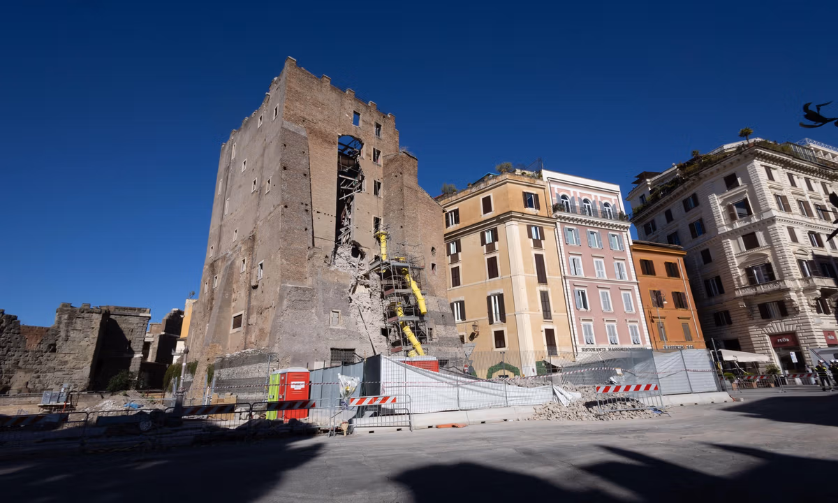 Italy condemns ‘shameful’ comments from Russia after medieval tower collapse